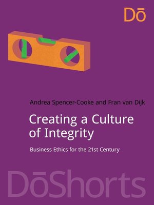 cover image of Creating a Culture of Integrity